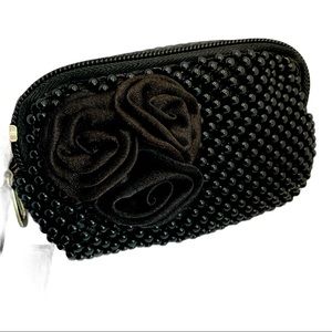 Versatile Mini Beaded Bag and key chain set. NWT